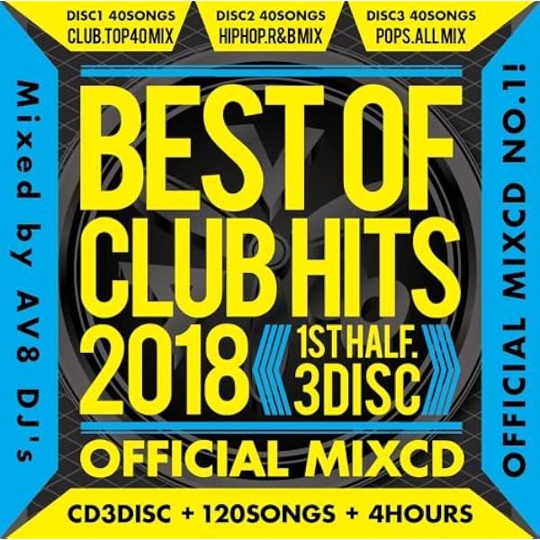 Amazon.co.jp: AV8 ALL STARS / BEST OF CLUB HITS 2019-3DISC